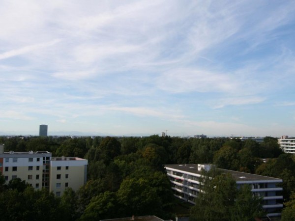 Blick vom Balkon